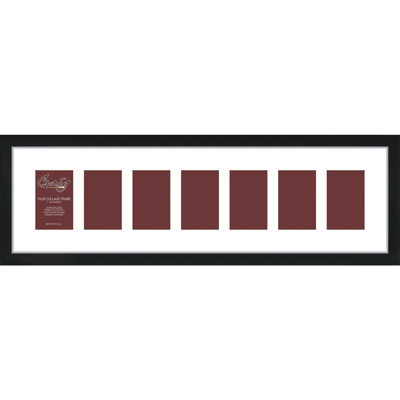 Black Matte Picture Frame with Mat
