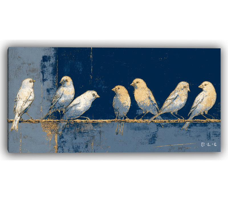 Radiant Roost-Wrapped Canvas Wall Art, 20" H x 40" W