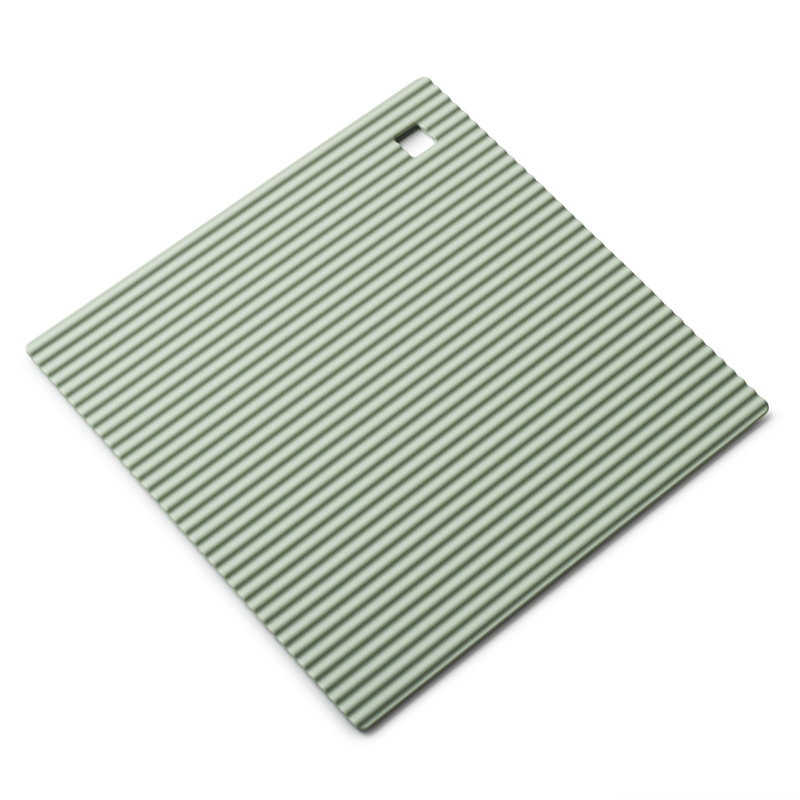 Silicone 2 Piece Trivet Set, Sage Green