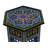 Handmade Moroccan Wood Table  Moucharabi Blue