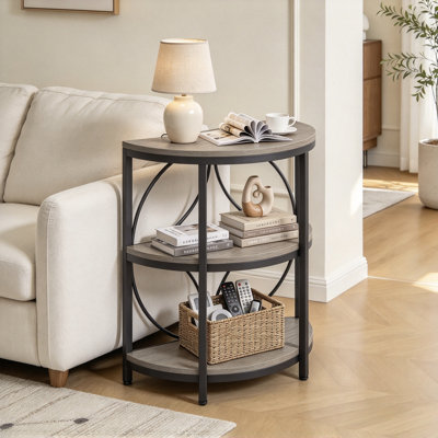 Obim 3-Shelve Manufactured Wood End Table