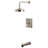 Kingston Brass Demure Single-Handle Pressure Balanced Tub And Shower Faucet-105356988