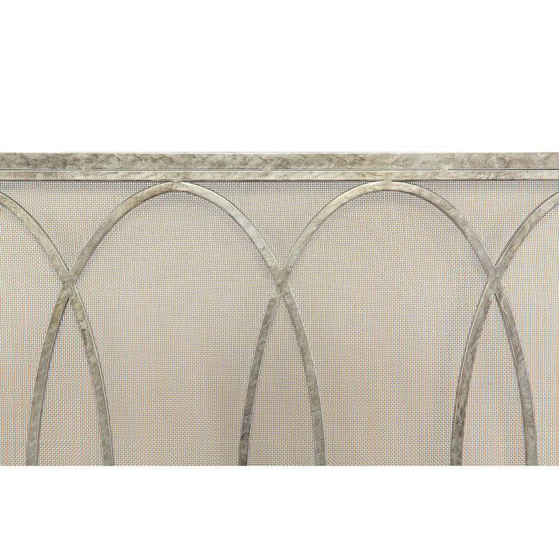 Pare-étincelles 3 panneaux Parisian, Argent royal