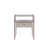 Mezzanine Glass Top End Table with Storage