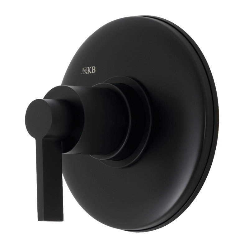 Kingston Brass NuvoFusion Single-Handle Volume Control, Matte Black