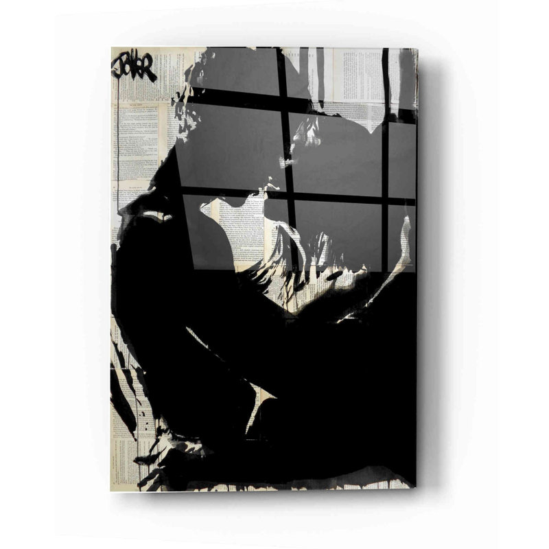 Art mural en verre Trinx «Connexion 2» par Loui Jover, 24" H x 16" W x 0.12" D