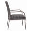 Chaises de patio extérieur, chaises de salle à manger pour tous les temps, ensemble de chaises avec accoudoirs pour la cour arrière (ensemble de 2)