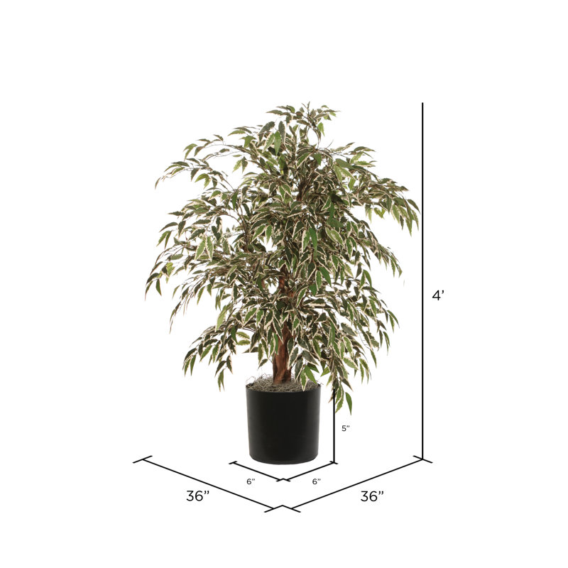 48'' Faux Tree in Pot Liner