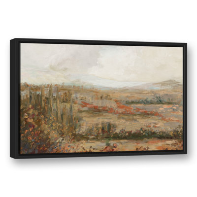 «Warm Landscape», reproduction sur toile encadrée