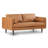 Napa 72'' Full-Grain Genuine Italian Leather Sofa-640040316