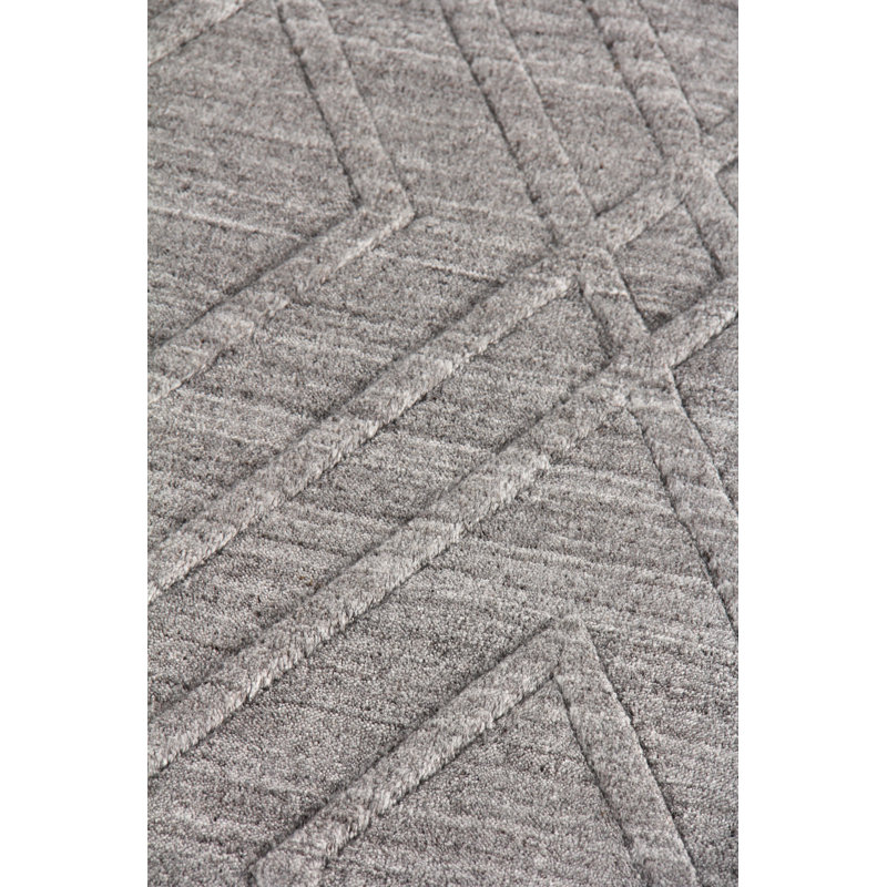 Castelli Geometric Area Rug in Gray, Rectangle 14' x 18'