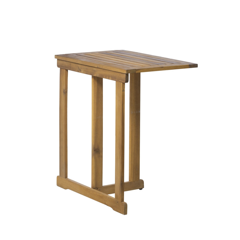 Pritzker 2 - Person Acacia Wood Patio Dining Set with Rectangular Table