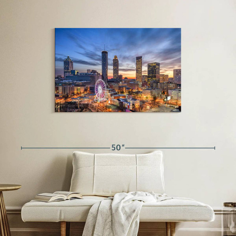 Sireci Atlanta, 26" H x 39" W
