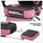 Reclining Computer Chair with Footrest & Detachable Lumbar Support 360 Degree Swivel-183082435