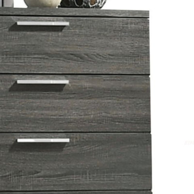 Commode en chêne gris Lantha