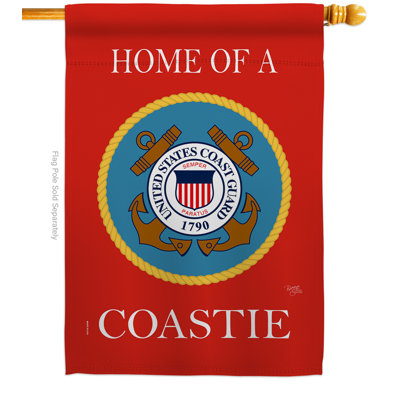 Double Sided 40 in. H x 28 in. W Polyester House Flag