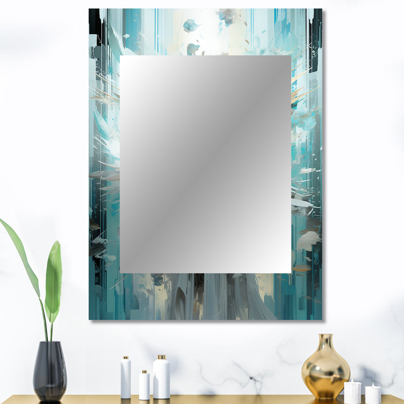 Angels Announcement Celestical Christianism - Christianisme grand miroir mural, miroir décoratif traditionnel, impression d'art en métal
