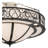 Siclen Acrylic Semi Flush Mount