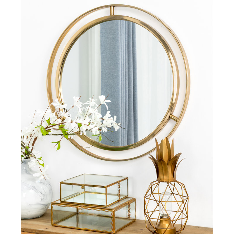 Terwilliger Metal Mirror, 24" x 24", Gold