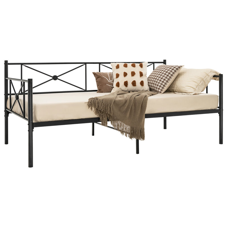 Upholstered Daybed, Black