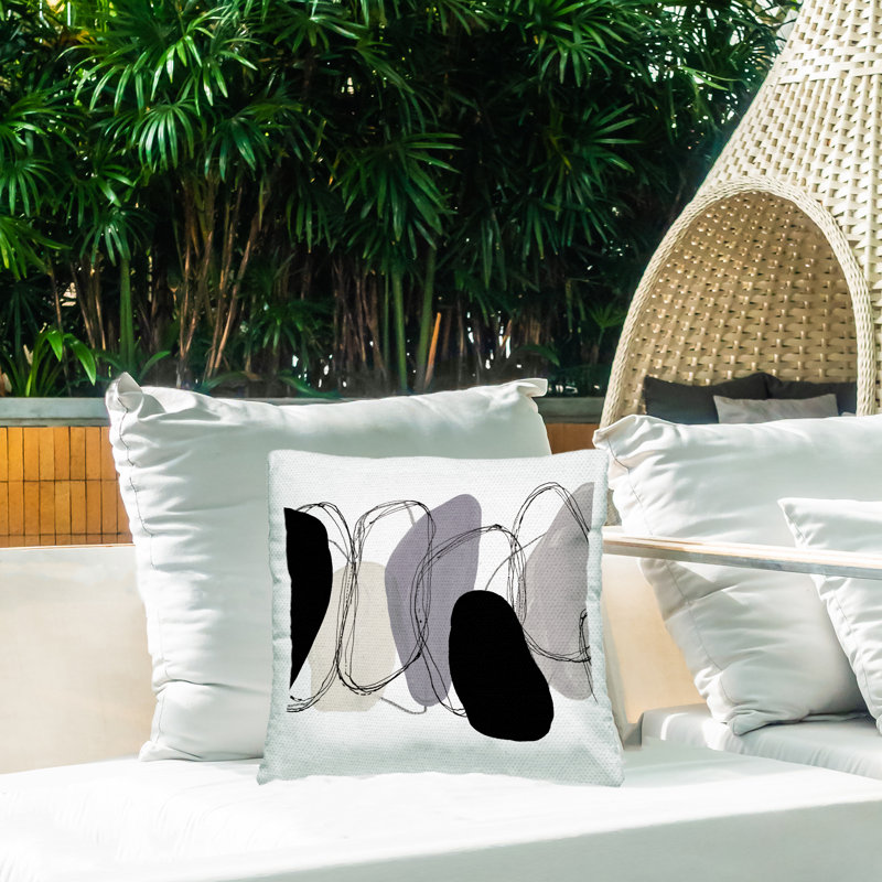 Housse et insert de coussin décoratif en polyester