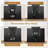 LED Wine Bar Cabinet with Power Outlet, Modern Coffee Bar & Sideboard Buffet with Wine Rack Storage-133492791