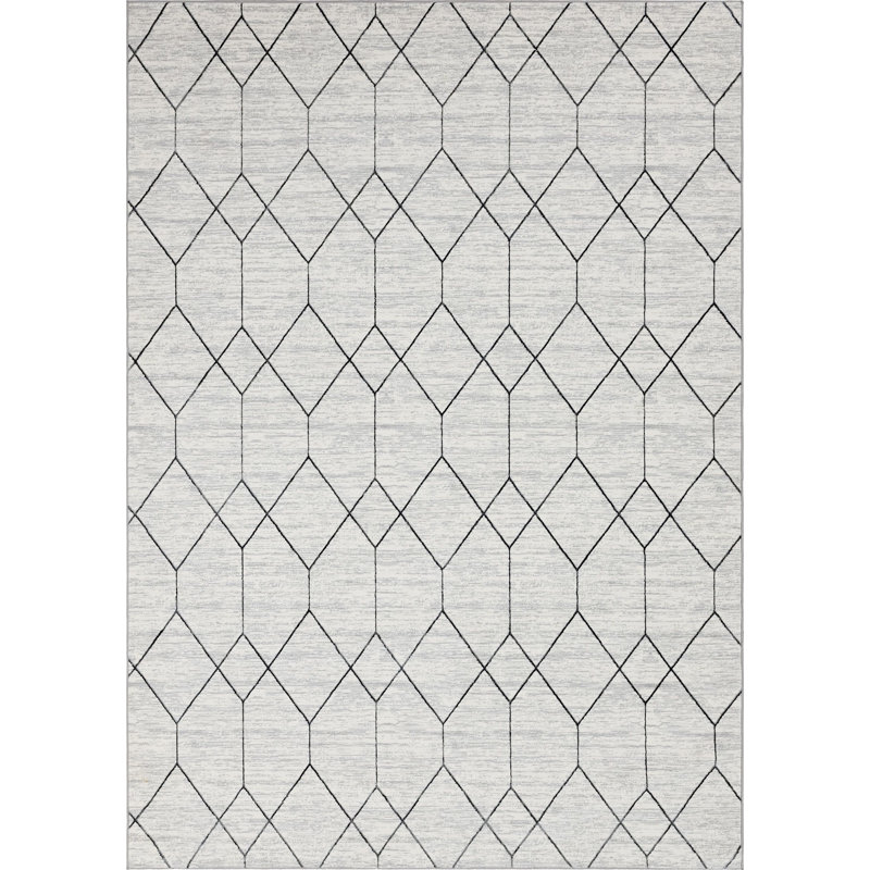 Clidy Abstract Indoor Rug, Rectangle 9'10" x 14'