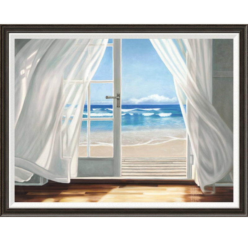 " Window By The Sea ", 30" H x 40" W, Unframed/Canvas, No Mat