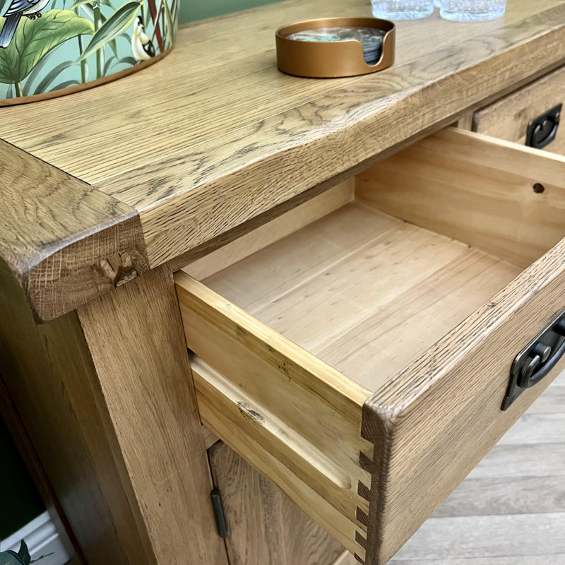 Kyte Solid Wood Accent Cabinet
