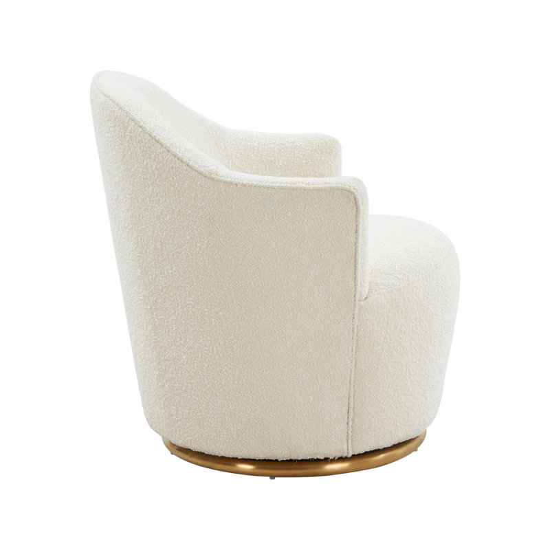 Upholstered Swivel Armchair