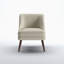 Chaise d'appoint large 24,8 po Borgella-643001909