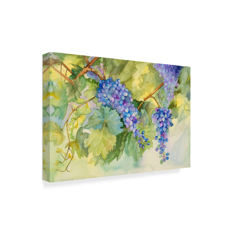 Modern Framed Floral Landscape Canvas Art in Rich Colors