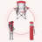 Red Oversized Comfort Heavy-Duty Camping Chair with Cup Holders & Side Pocket-40631964
