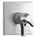 Zura Pressure Balance Monitor 17 Series Valve Trim with Double Handle