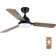44-Inch Ceiling Fan With LED Light And Remote Control, 6-Speed Modes, 2 Rotating Modes, Timer