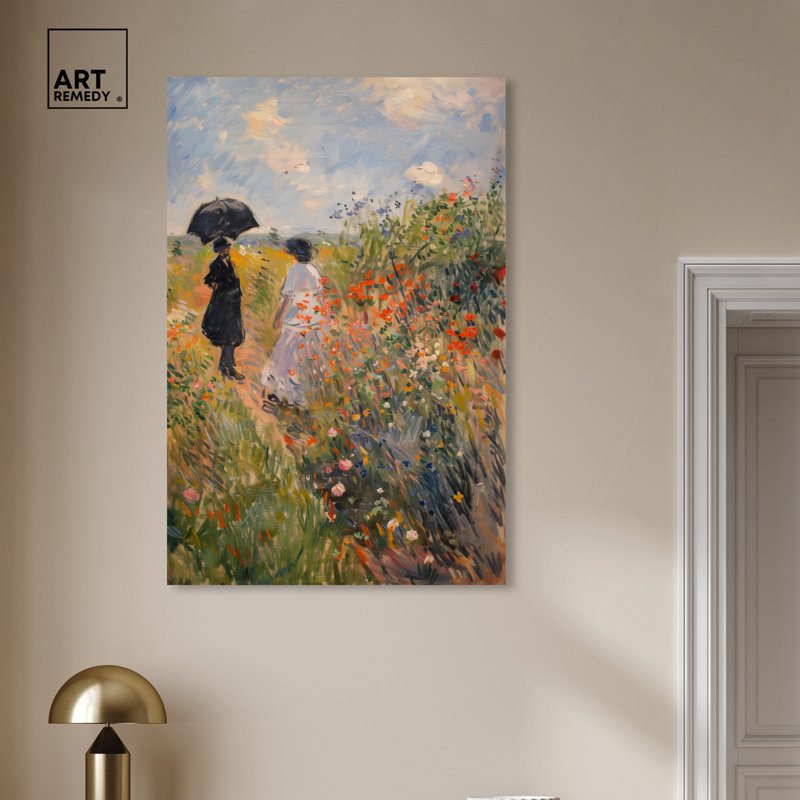 Une promenade à travers les fleurs, Toile tendue, H 45 po x l 30 po