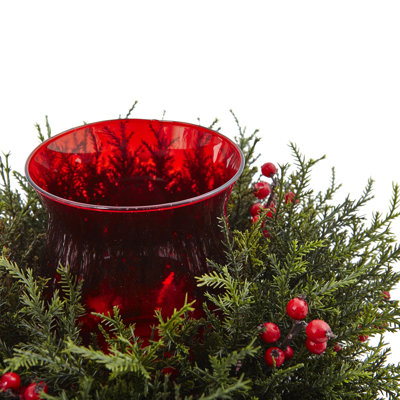 Glass Hurricane Holder