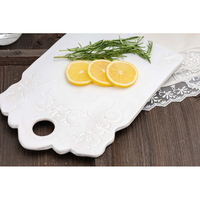 Hand Painted Ceramic Ceramic Cheese Board