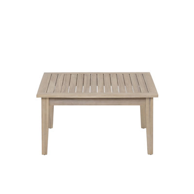 Table basse carrée en bois massif Amina