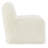Mina Faux Fur Accent Chair In White-567561117