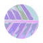 Sous-verres ronds en cuir Tropical-119015387