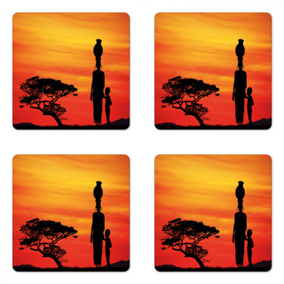 Sous-verre africain