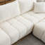 Boucle Fabric 110" Modular Sectional Sofa-1548766108