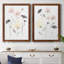 «Blush & Black Wildflowers I», toile encadrée de qualité supérieure - prête à être accrochée-1384716226-1384716231