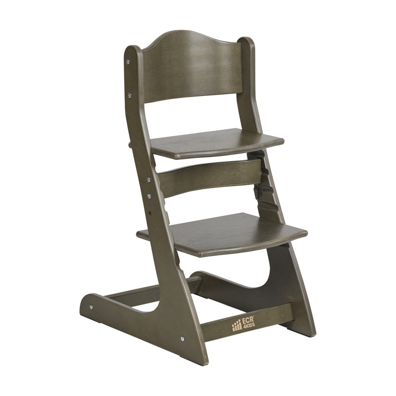 ECR4Kids Grows with Me Chair, Gray Wash
