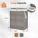 Wicker Laundry Hamper with Lid, 90L/110L Storage Capacity Wicker Clothes Basket with Handle and Removeable Liner