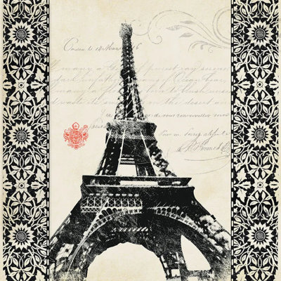 Laural Home Eiffel Tower King Duvet Sham