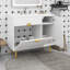 Meuble-lavabo blanc 36 po avec lavabo 36 po.