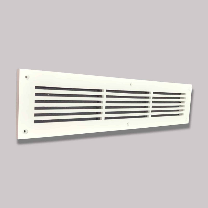 Grille murale en aluminium, Blanc
