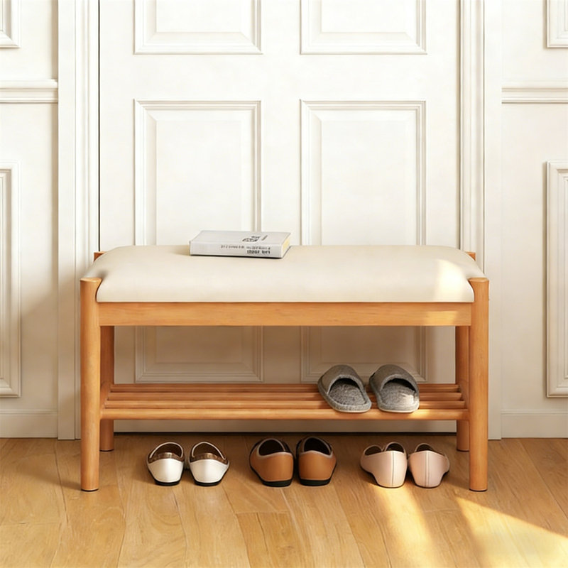 Premium Wooden Shoe Cabinet For Home, 23.6" H x 15.7" W x 11.8" D